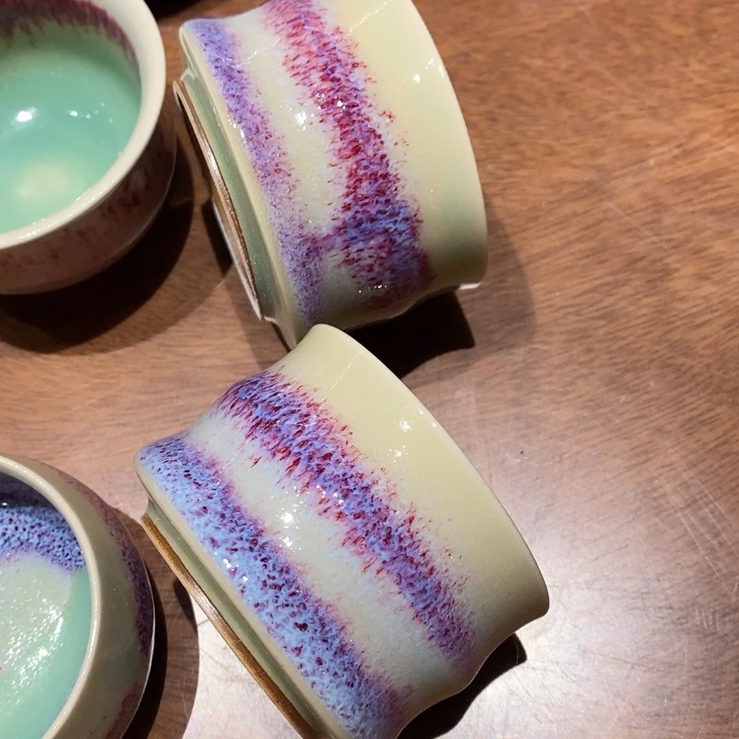摆件陶竹节杯11111111