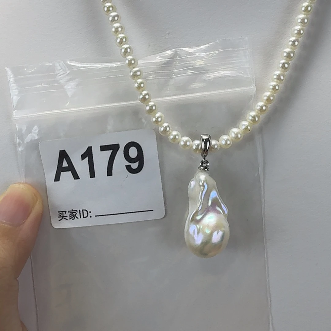 淡水珍珠吊坠(不含链)合金
