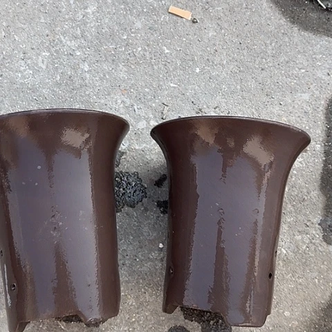 紫砂宜兴紫砂18+18素面兰花盆