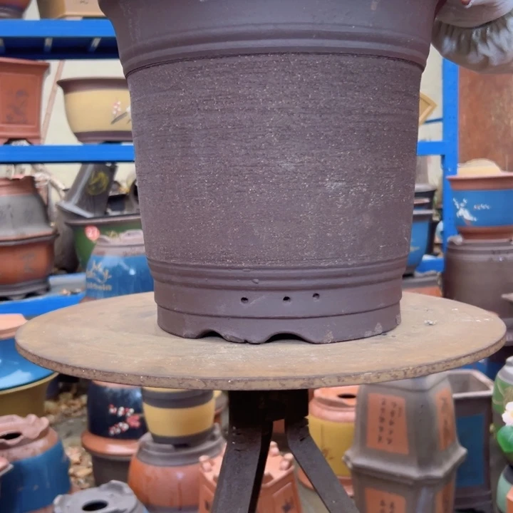 25拉毛高栏花盆花盆