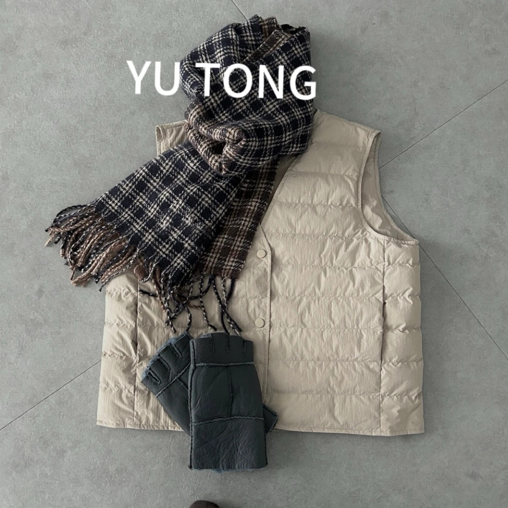 YU TONG 鹅绒极简马甲