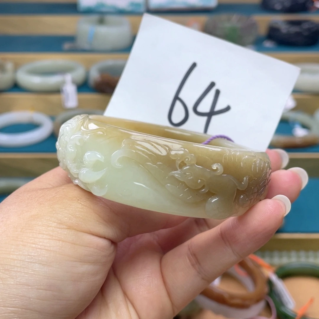 未镶嵌手镯和田玉圈口57