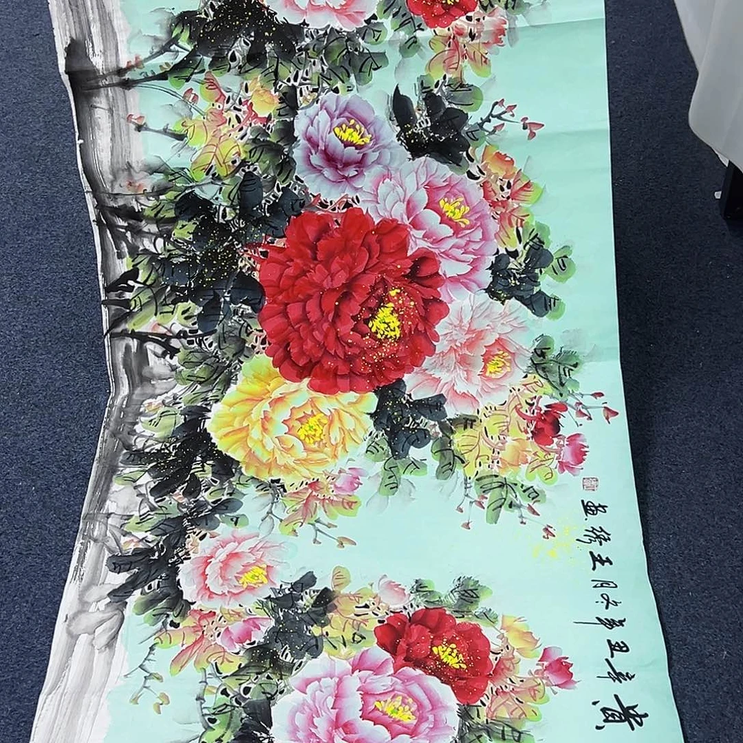 国画事事顺心如意万事如意万事