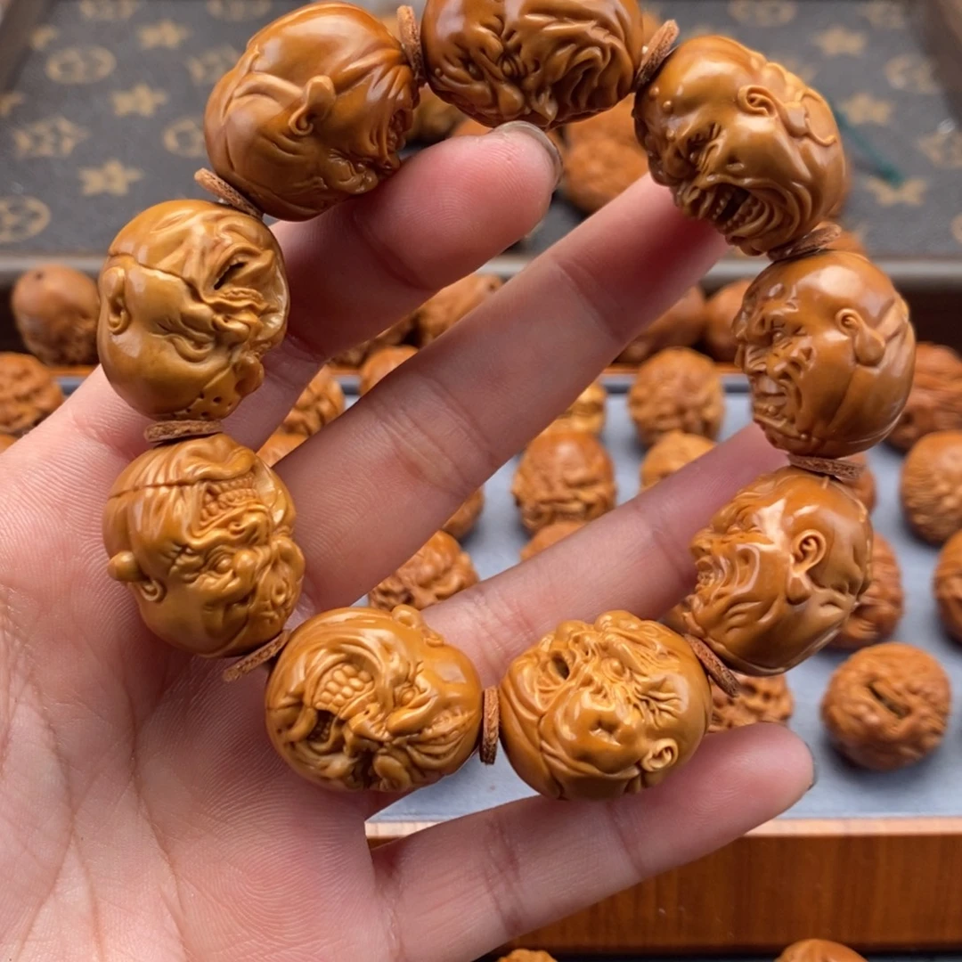 橄榄核手串/手链上色的 不退不换 能接受再拍