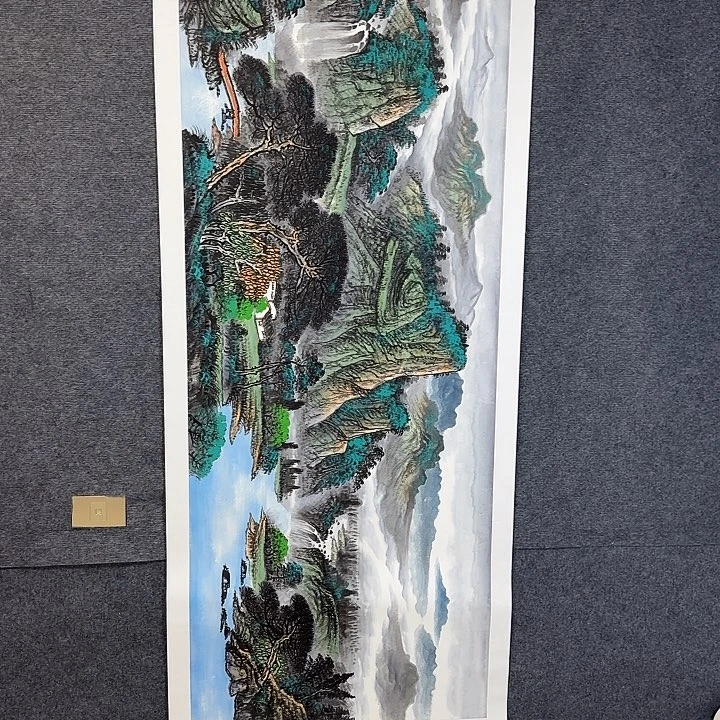 国画国画山水作品