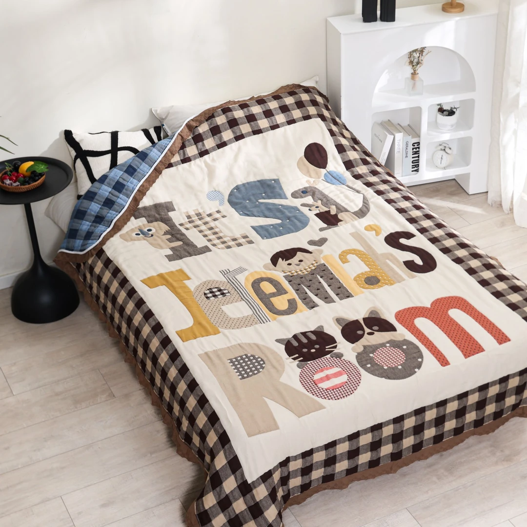 TuLa（袋鼠的HOOM）150*200单人纯棉透气亲肤可爱成人柔软泡芙被