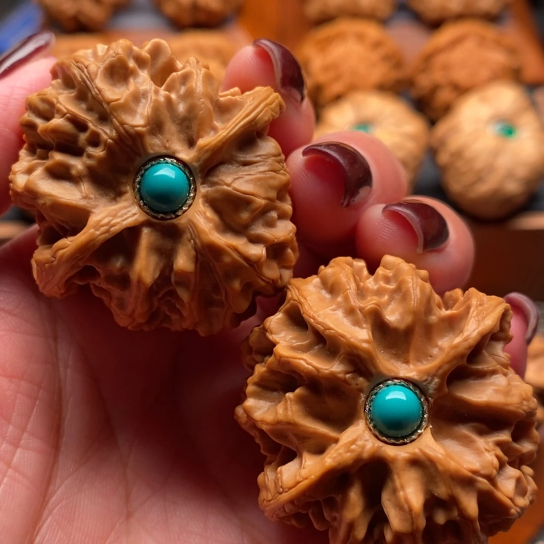 把件文玩核桃41尺苹果园狮子头