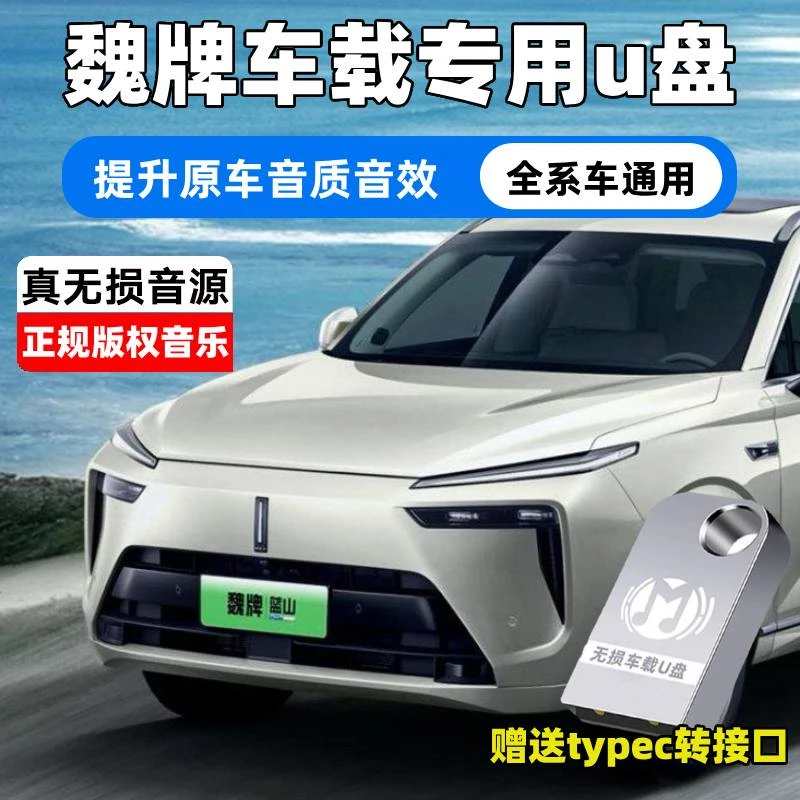 魏牌车载音乐u盘高山 蓝山 新摩卡PHEV 拿铁魏派听歌无损歌曲优盘