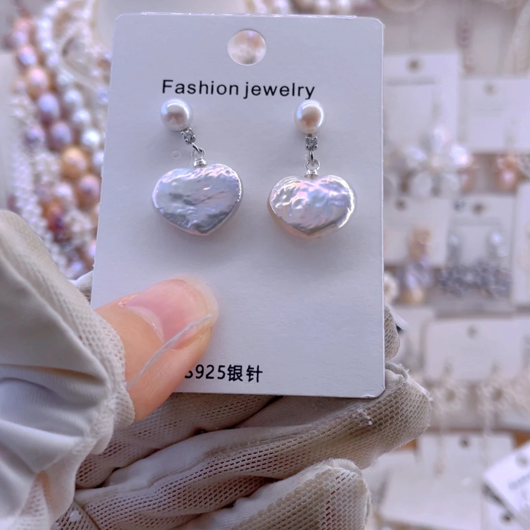 未镶嵌耳饰淡水珍珠