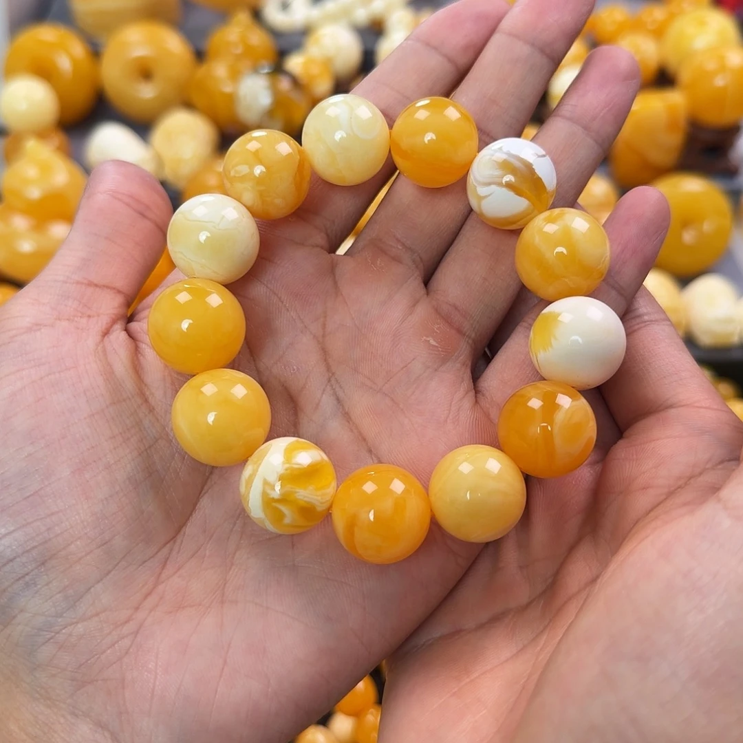 琥珀未镶嵌珠宝奇石17mm