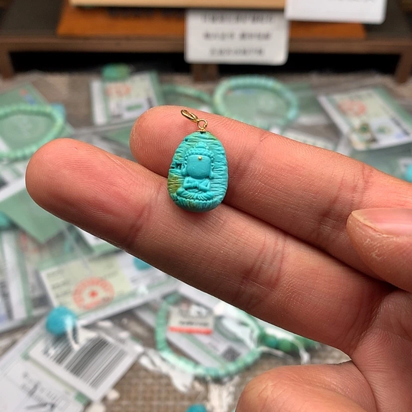 【闪购商品】未镶嵌绿松石颈饰12