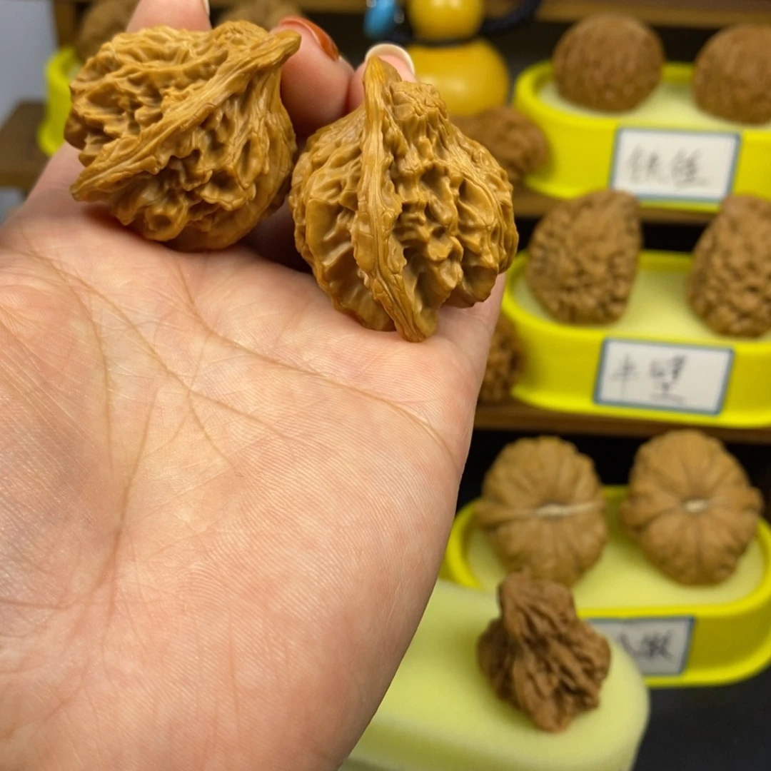 核桃 小鸟 文玩/木作/... 文玩把件/