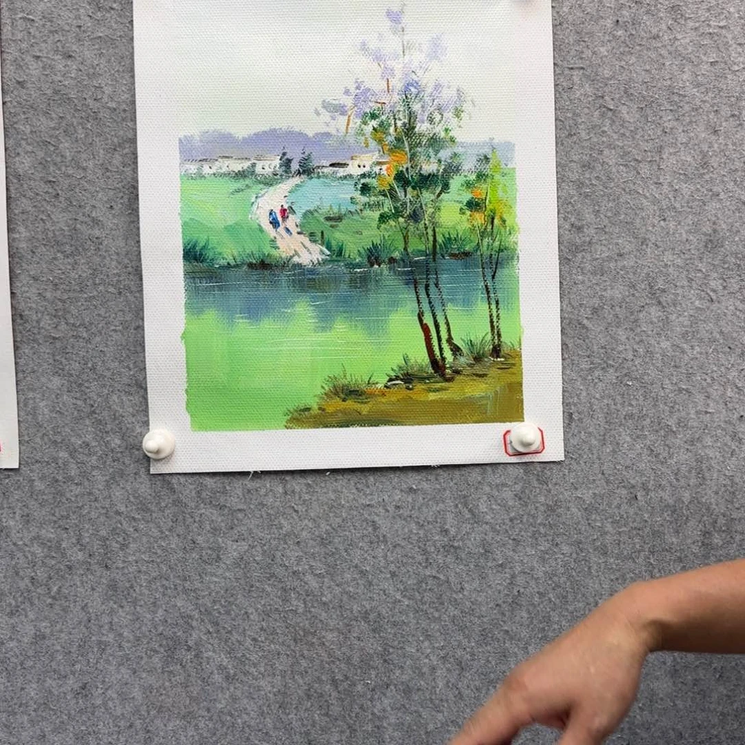 悲鸿弟子陈日新老师画作