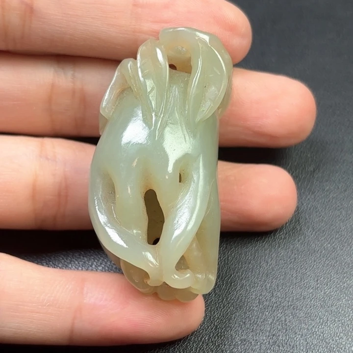 用***0和田玉未镶嵌挂件