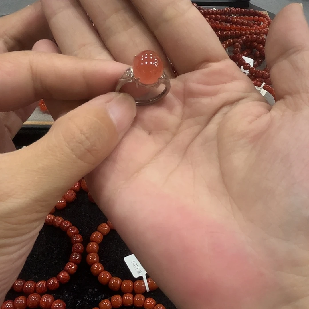 手链未镶嵌南红玛瑙戒指微瑕