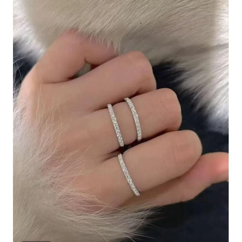 0.1CT 直臂排戒气质