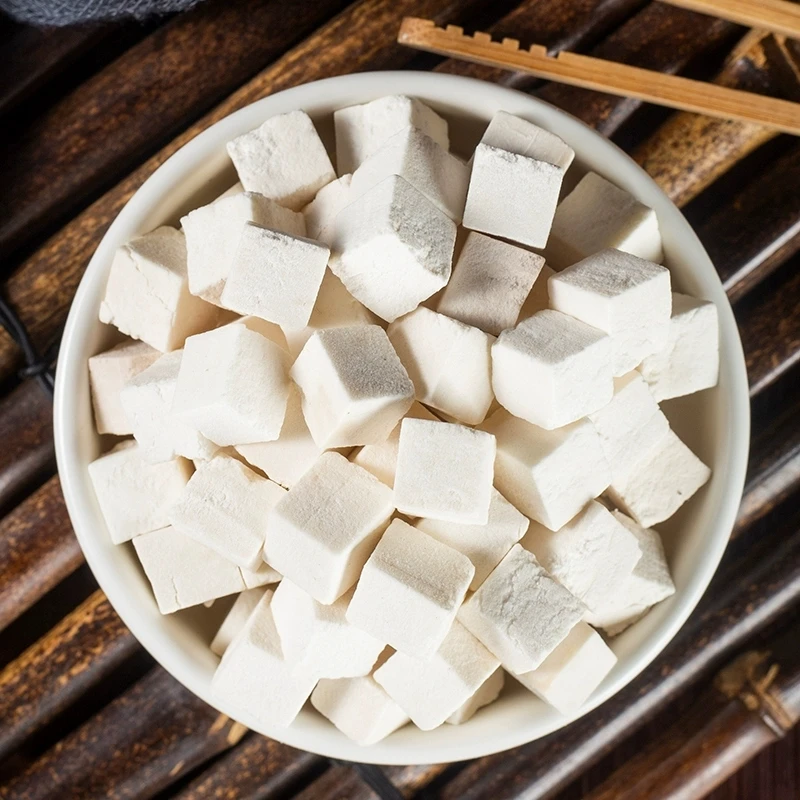 茯苓正宗贵州黔东南茯苓干煲汤泡茶煮粥伏苓干货丁块