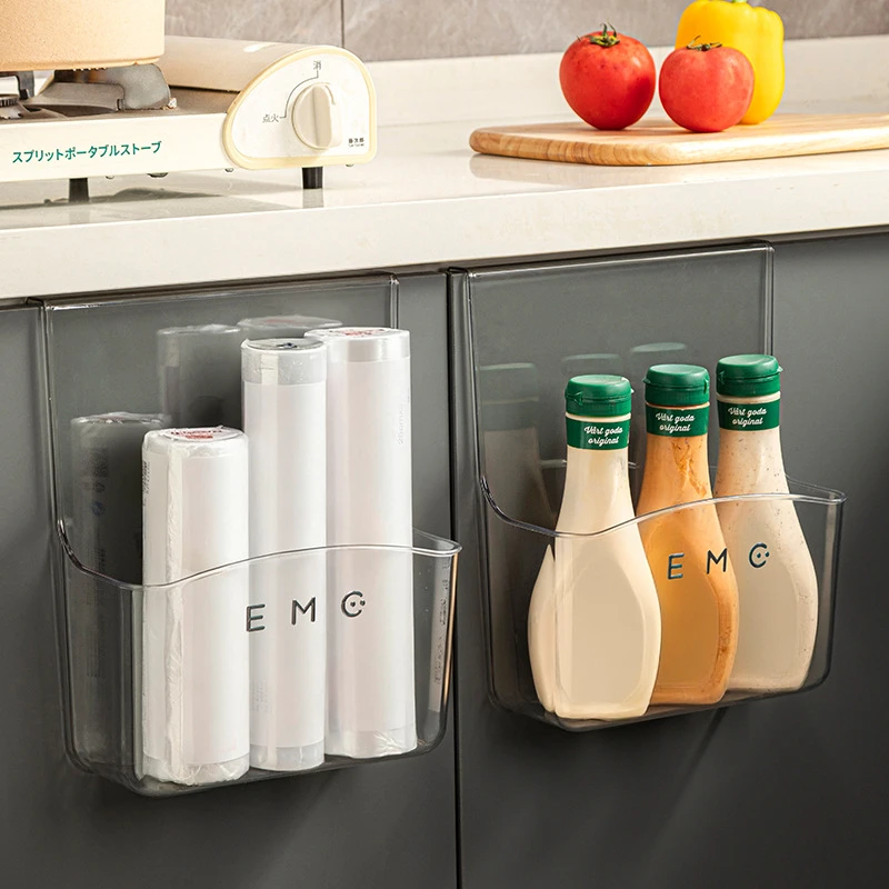 洛诺兔厨房橱柜门上挂架门后门后置物架宿舍免打孔壁挂式收纳架