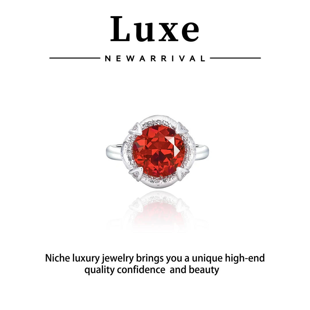 合金合成锆石戒指 【琴愿为你】高端时尚气质戒指YJ150397