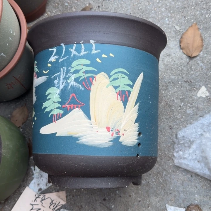紫砂花盆特价秒杀
