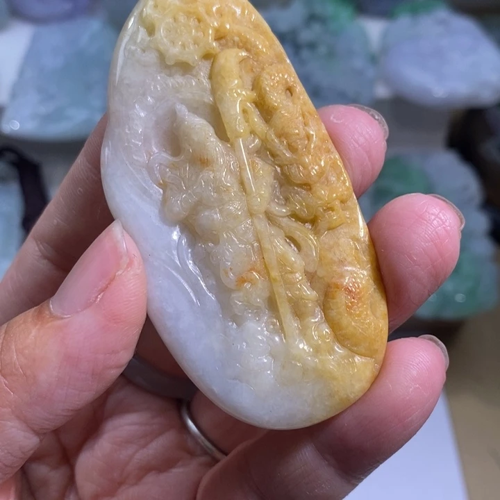 【闪购商品】颈饰未镶嵌翡翠关公