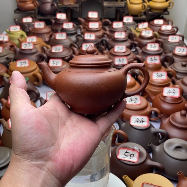 茶壶紫砂宜兴紫砂半手工