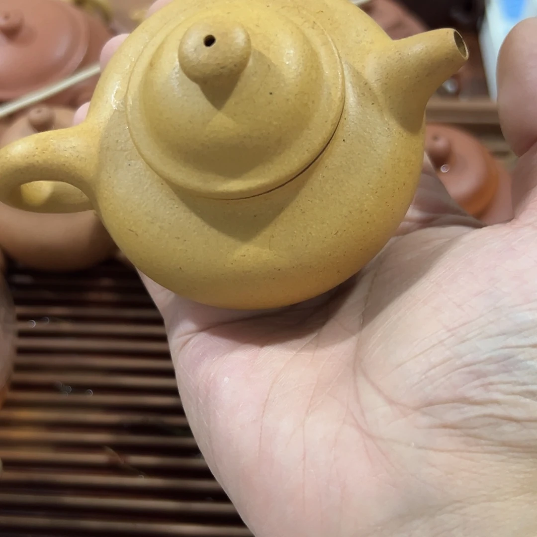 琉***琉紫砂茶壶黄金段链子