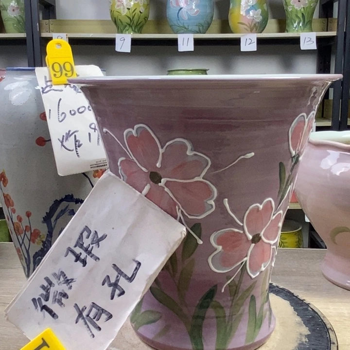景德镇高温陶瓷花盆