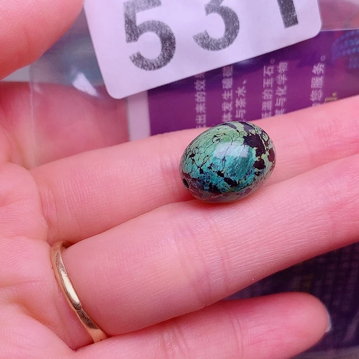 绿松石未镶嵌珠宝半成品