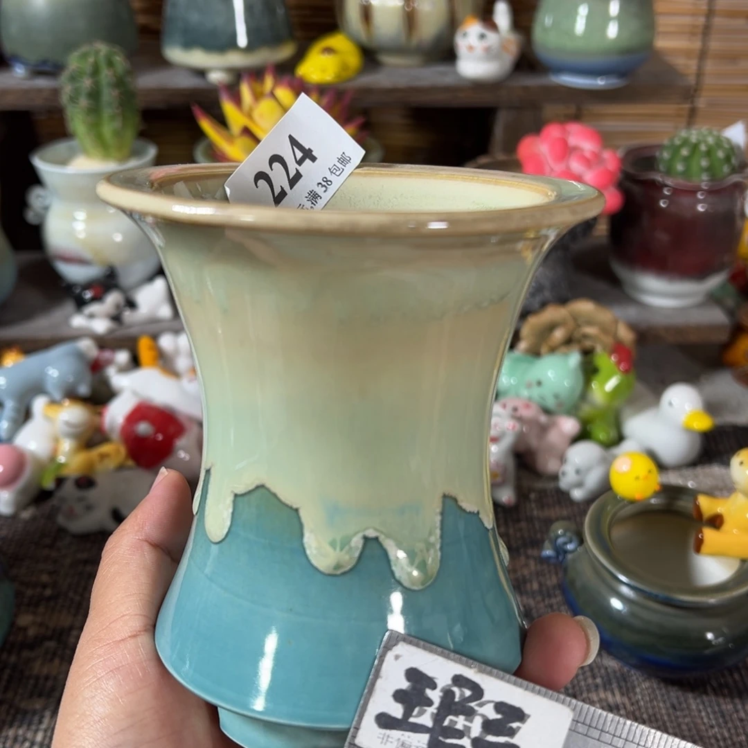 口10 手工花盆满30包邮