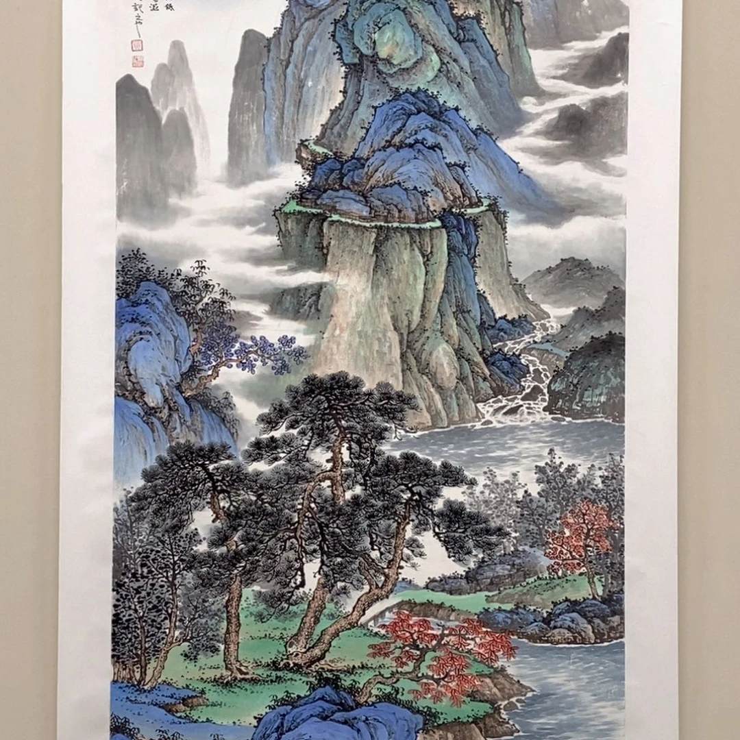 国画黄开前四尺精品佳作