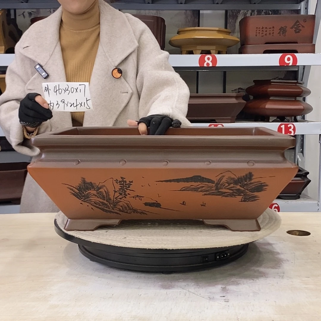 紫砂花盆紫砂花盆