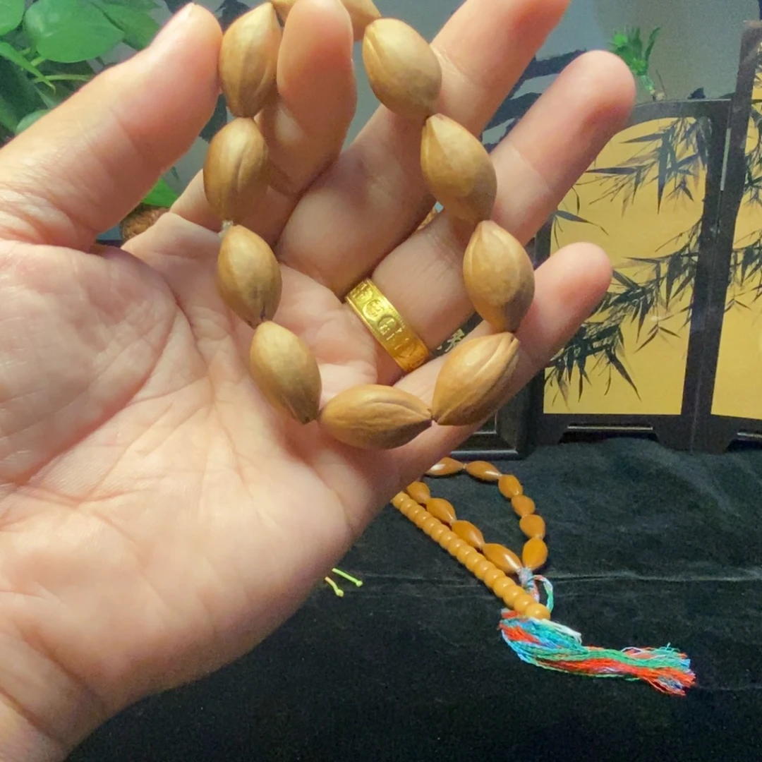 橄榄核手串3，3油核素核