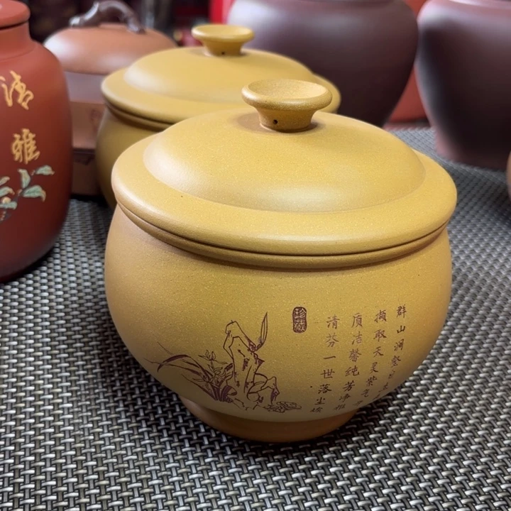 紫砂茶叶罐中高端紫砂茶叶罐