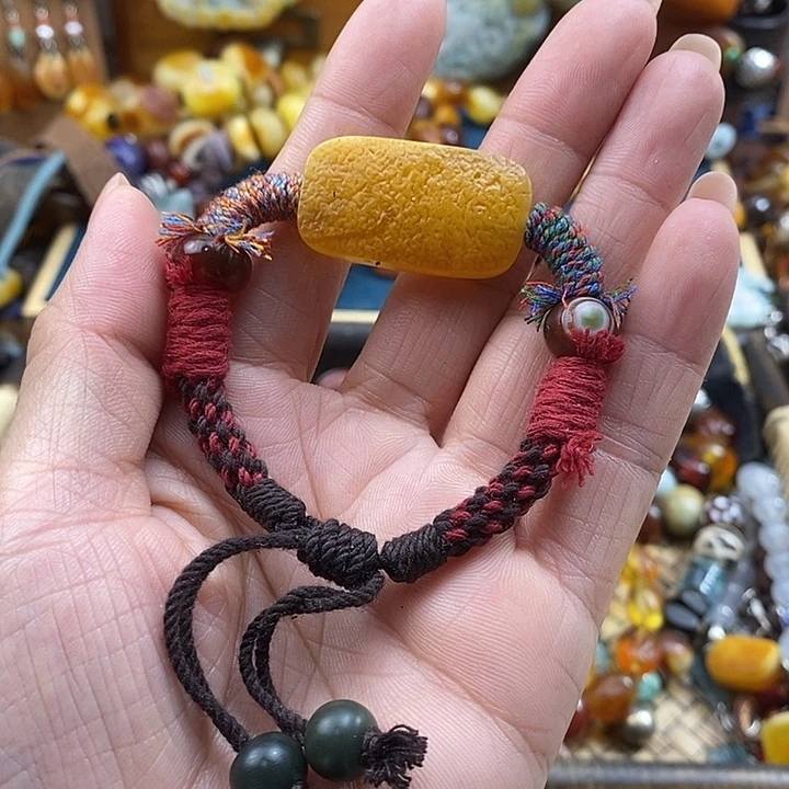 蜜蜡未镶嵌手链手链