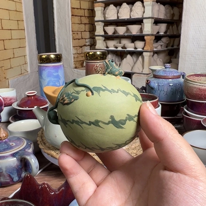 摆件神后钧瓷茶宠