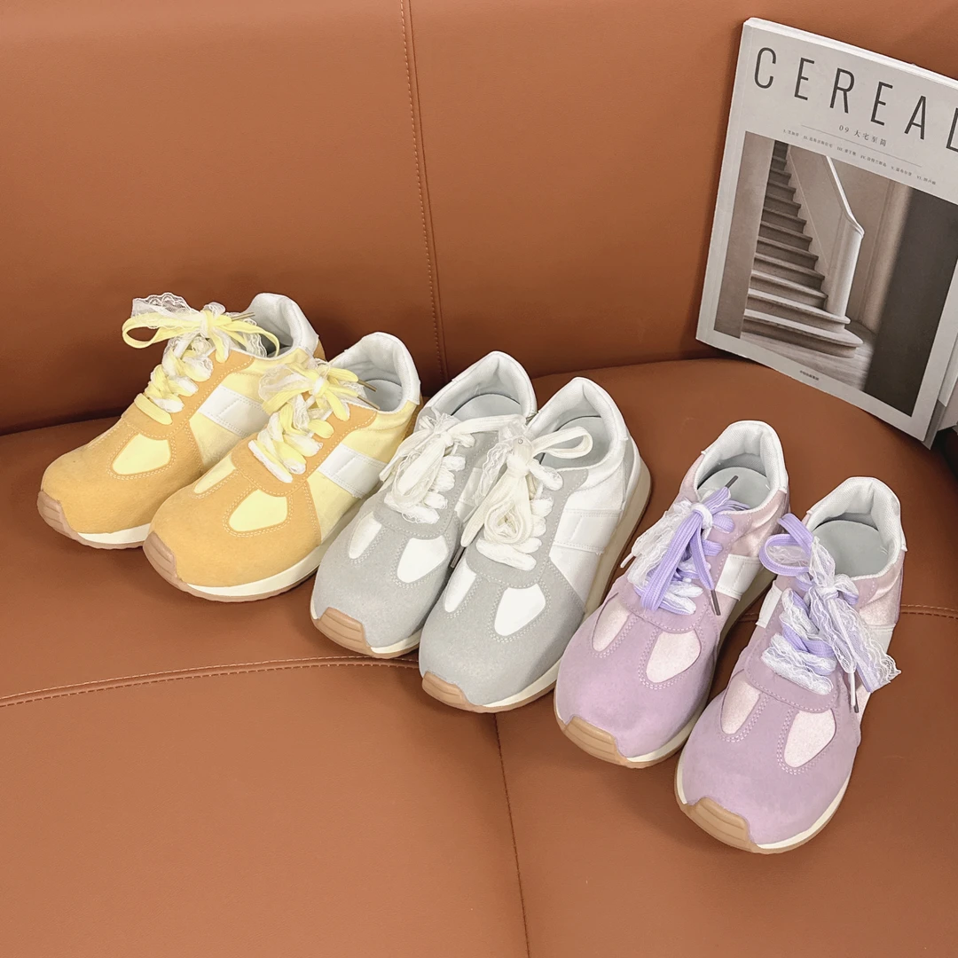 林北鼻-【假日德训鞋】韩单新款小众华夫阿甘休闲老爹鞋