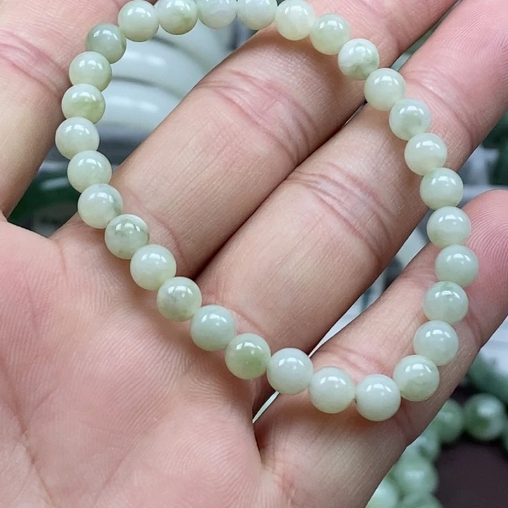 蛇纹石玉未镶嵌手链