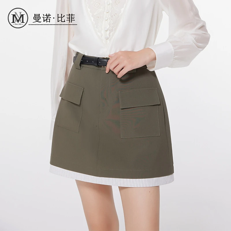 法式显瘦半身裙MFAQ112229