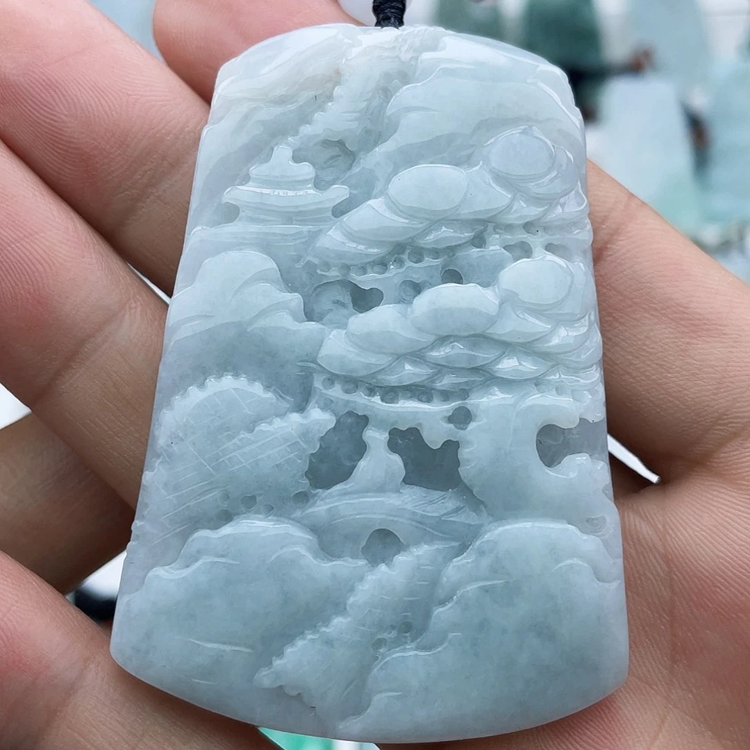 颈饰未镶嵌翡翠翡翠