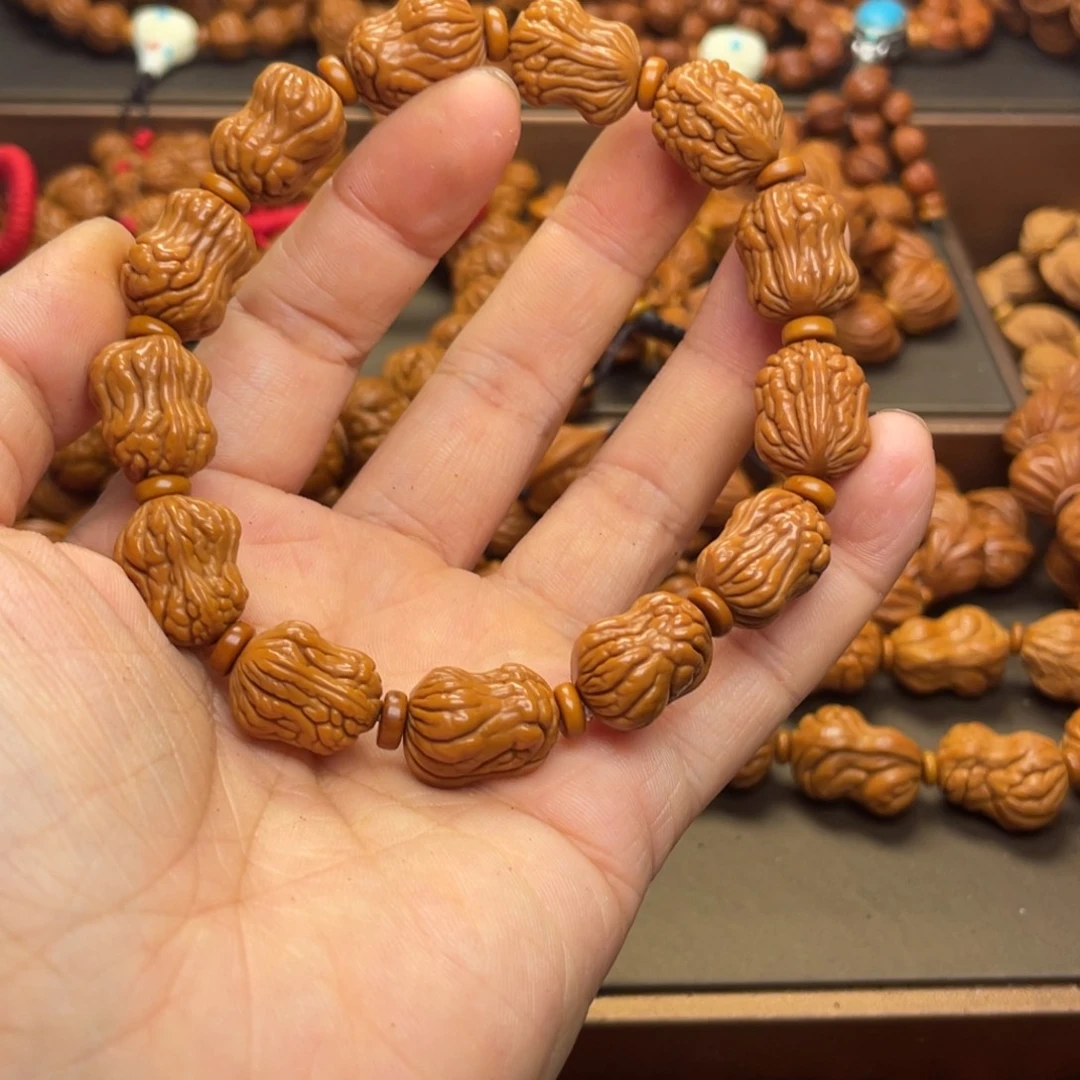 你***好手串桃核龙纹桃核7