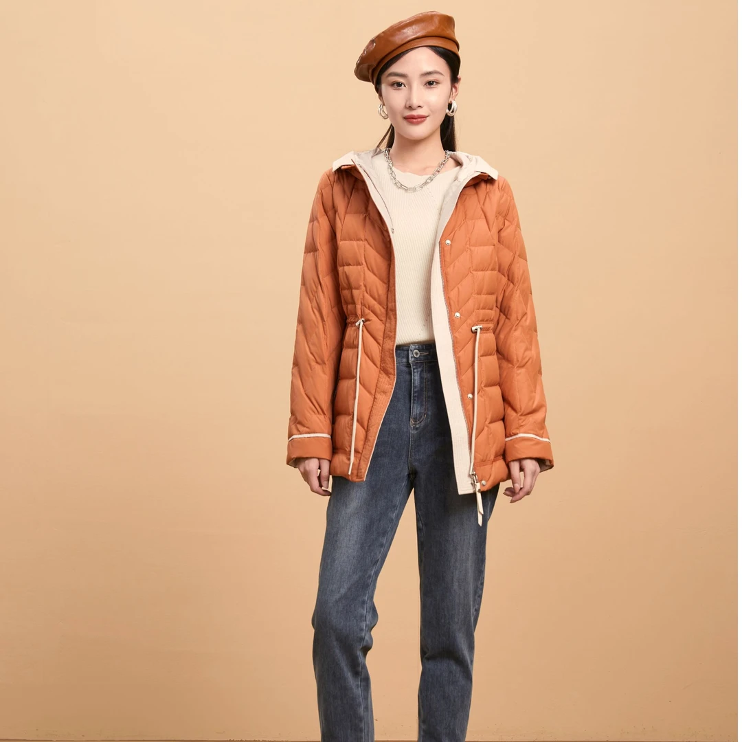 JAN AN NO/简爱诺连帽羽绒服J2160150YR