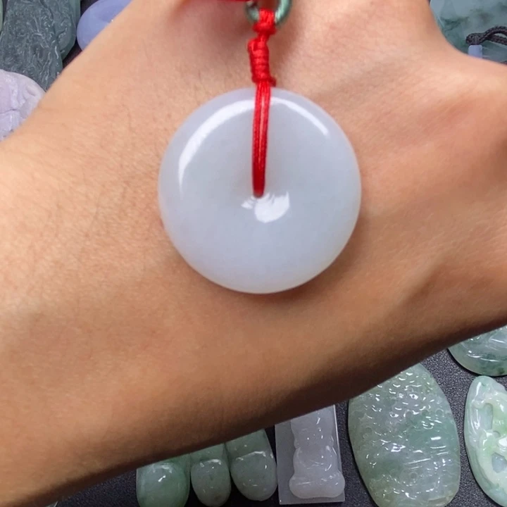 翡翠未镶嵌颈饰天然缅甸翡翠A货