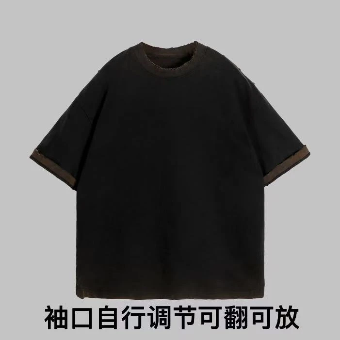 【39010】【阳阳】百搭极简重磅高克重短袖情侣款T恤39010*HC