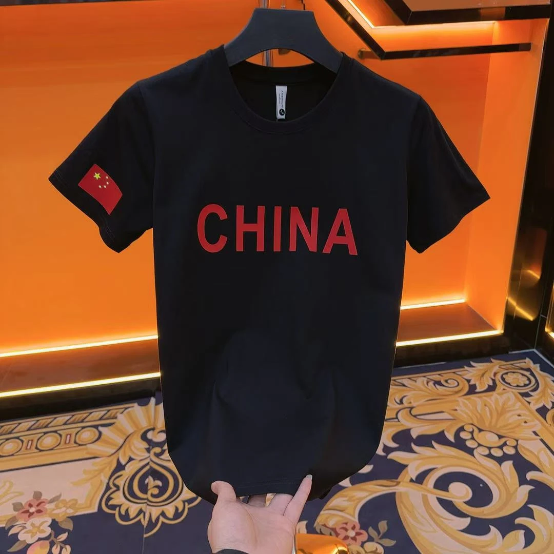 圆领四季短袖休闲时尚潮流T恤-01