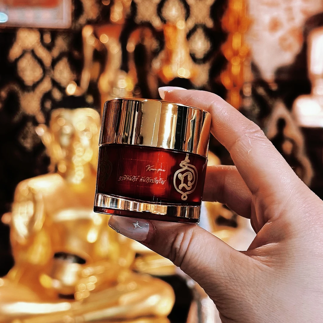 坤皮深经满文粉粉摆件