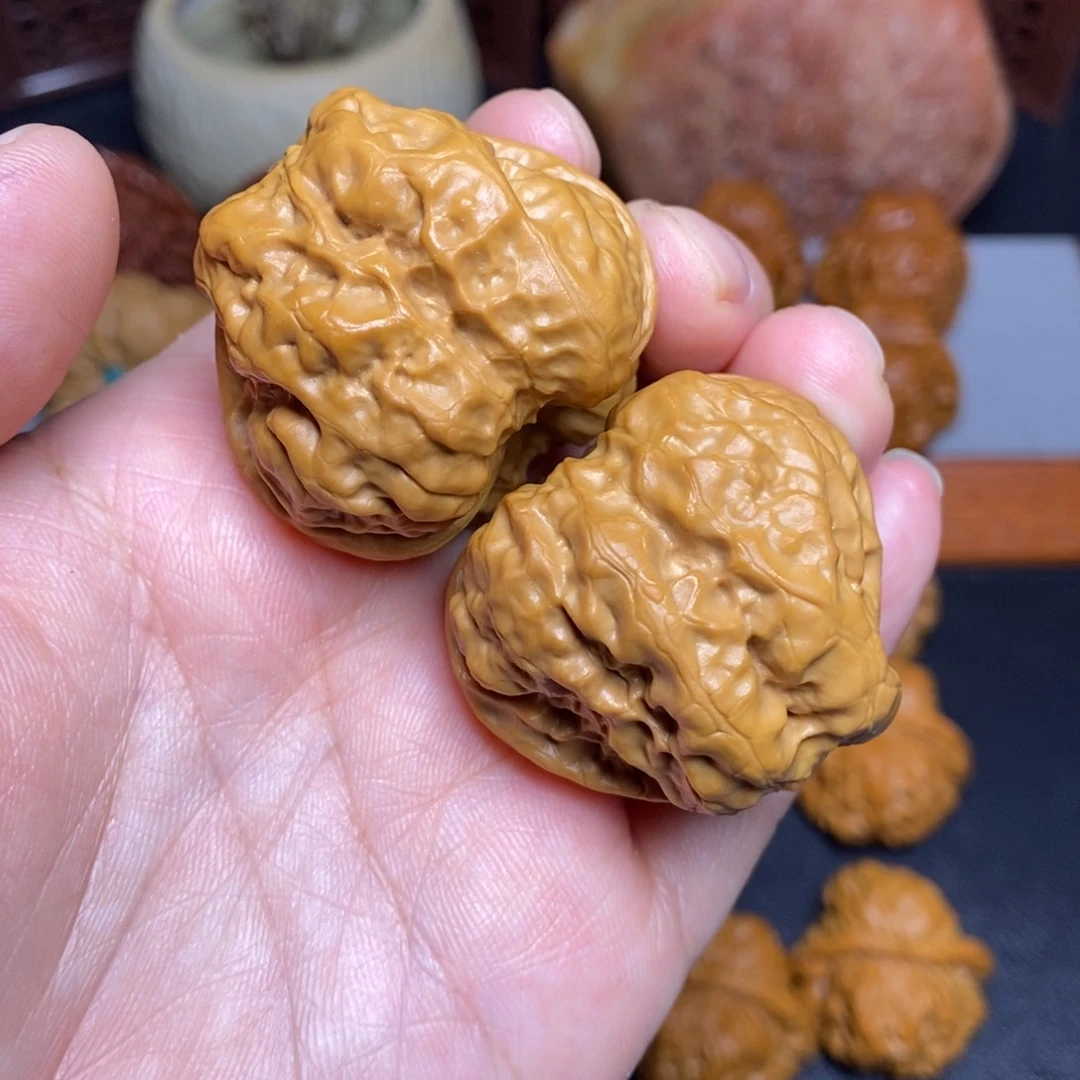 把件文玩核桃40三角蛙