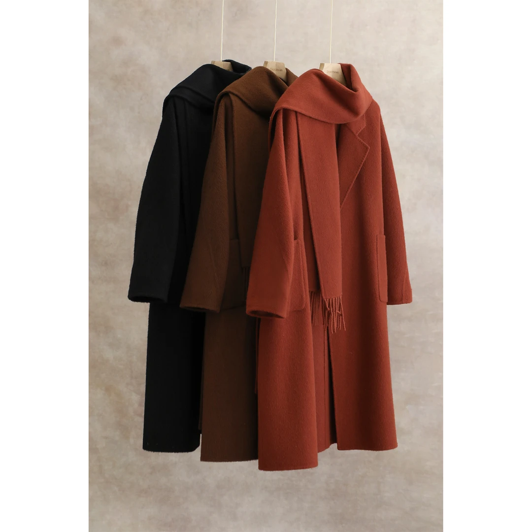 【赵大喜】现货！髙端线 富家千金大衣 | 100骆驼绒外套女