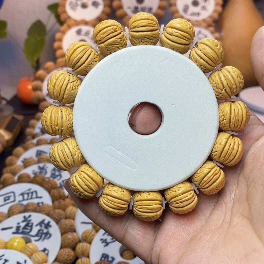 【闪购商品】嘉****号桃核雕刻手串手链