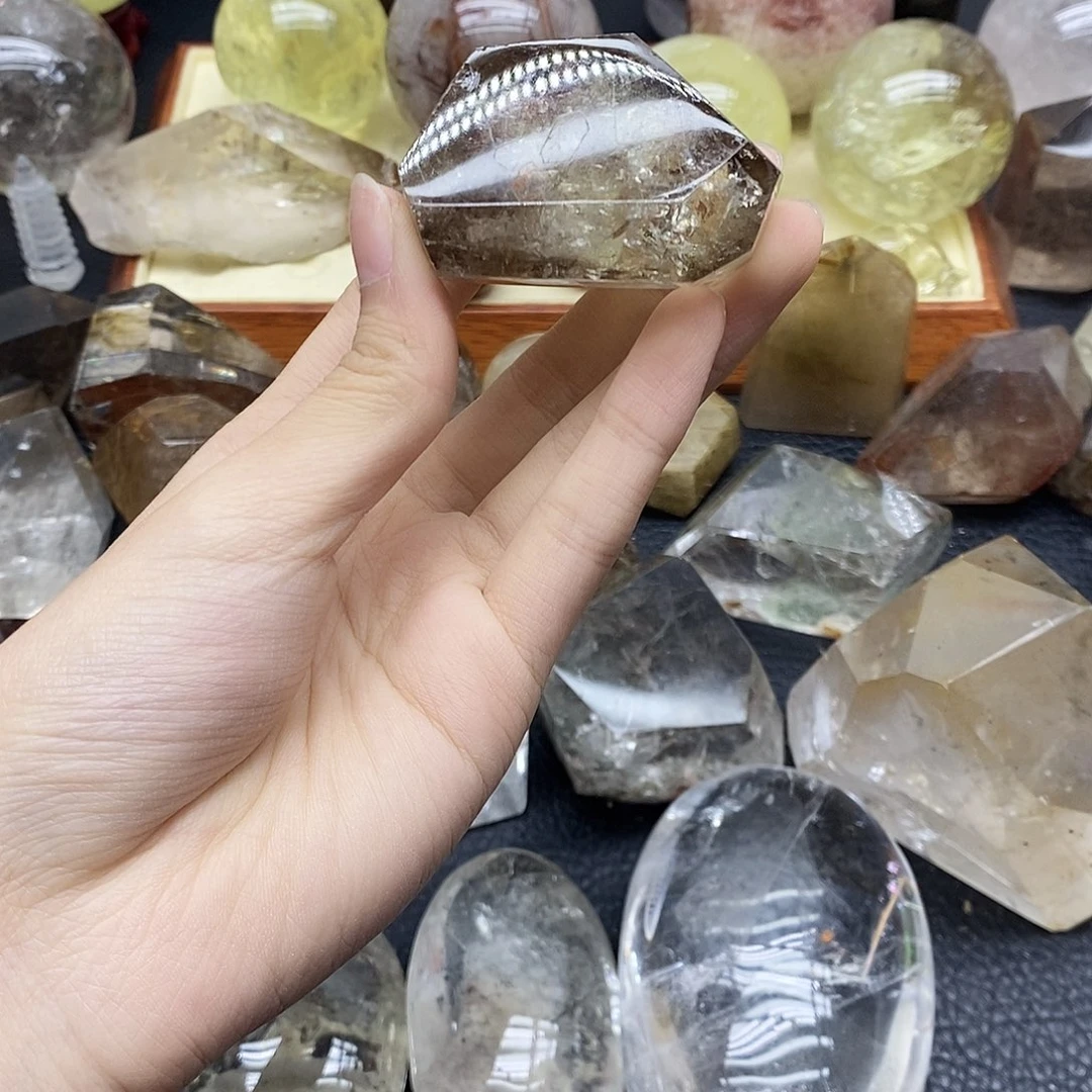 水晶未镶嵌珠宝半成品414水晶石